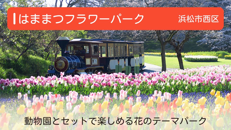 【はままつフラワーパーク】静岡県浜松市西区の公園 動物園とセットで楽しめる花のテーマパーク