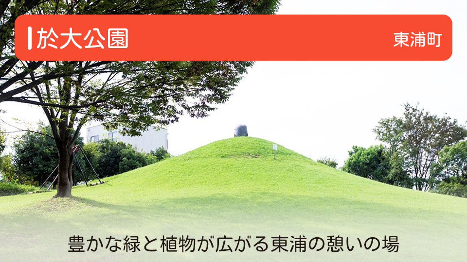 【於大公園】愛知県知多郡東浦町の公園　豊かな緑と植物が広がる東浦の憩いの場